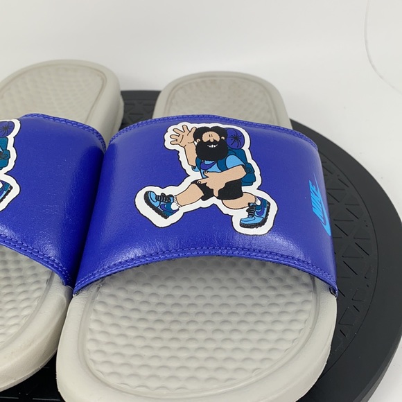 Nike Benassi JDI Print ACG 'Hike Man' Slide Sandals 631261-038 Men's Size 7 - Picture 9 of 12